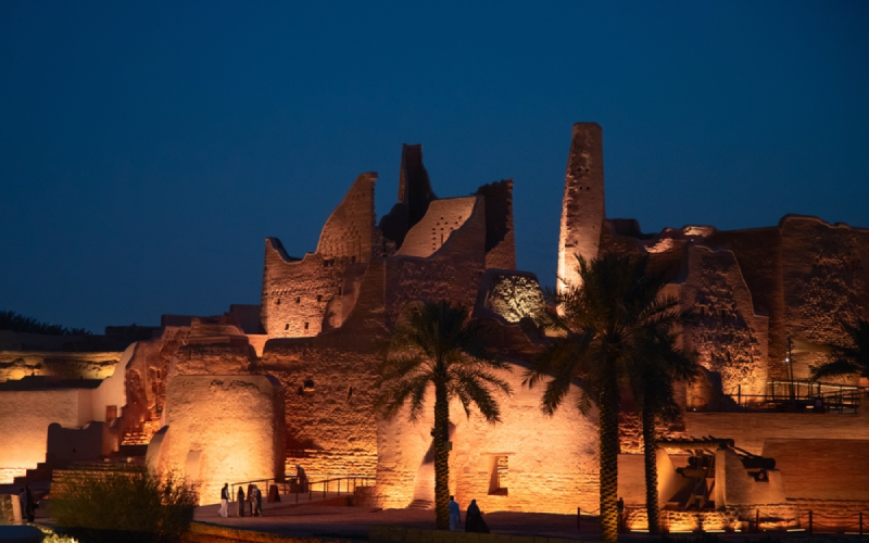 Streets of the old city Diriyah near Ar Riyadh, Kingdom of Saudi Arabia