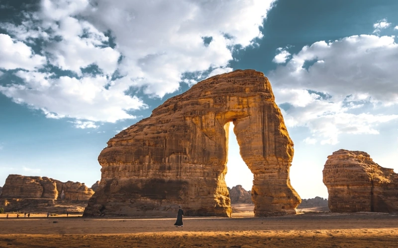 Elephant Rock in AlUla, Saudi Arabia